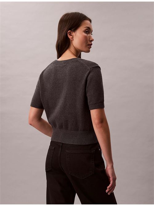 chunky cotton graphic vest CALVIN KLEIN JEANS | LV044E306GP7I